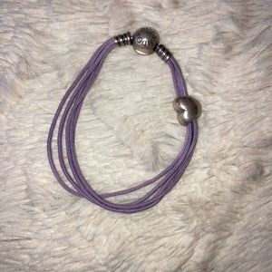 Pandora Lilac Thread Bracelet